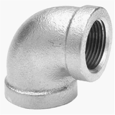 8700124400 2 In. Malleable Iron Pipe Fitting Galvanized 90 Degree Elbow